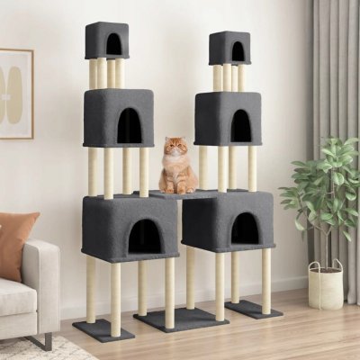 VidaXL Strom se sisalovými škrabadly 136 x 47,5 x 199 cm – Zboží Dáma VidaXL Strom se sisalovými škrabadly 136 x 47,5 x 199 cm – Zboží Dáma