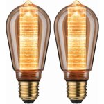 Paulmann Inner Glow Edition sada LED žárovka E27 230V 2x4W 1800K zlatá kroužky ST64 – Hledejceny.cz