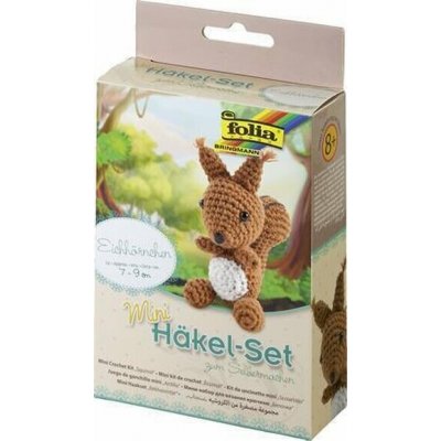 FOLIA Sada na háčkování veverka mini 23909 – Hledejceny.cz