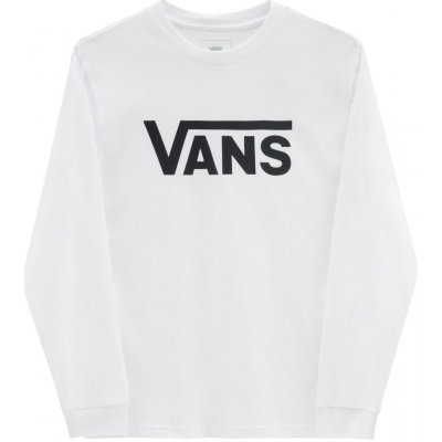 Vans BOYS Vans CLASSIC LONG SLEEVE t-shirt White-Black