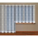 Dekorační žakárová záclona s řasící páskou HELLEN 250 bílá 300x250 cm MyBestHome – Hledejceny.cz