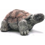 Zahradní betonová dekorace - Želva červená velká – Zboží Dáma