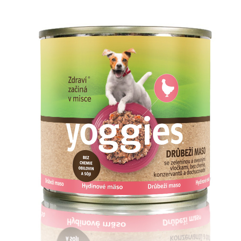 Yoggies drůběží se zeleninou a ovesnými vločkami 200 g