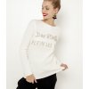 Dámský svetr a pulovr Camaieu svetr s vánočním motivem Bílý