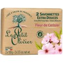 Le Petit Olivier mýdlo Třešňový květ 2 x 100 g