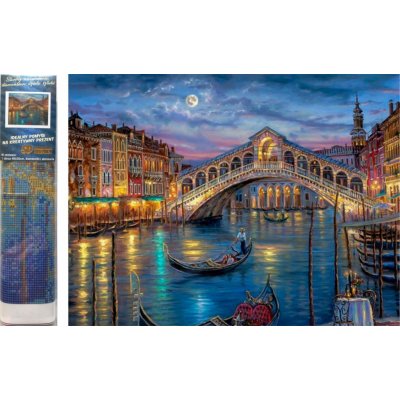 Norimpex Diamantové malování Benátky 30 x 40 cm – Hledejceny.cz
