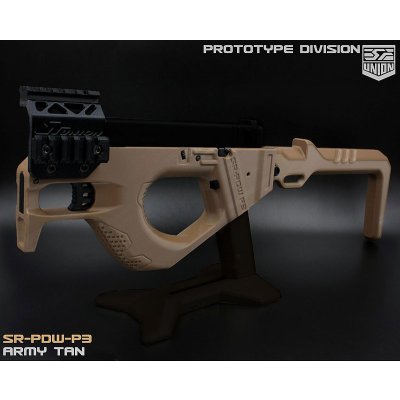 SRU SRU Airsoft PDW P3 Conversion Kit pro WE Glock Pískový – Zboží Dáma