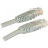 síťový kabel XtendLan PKC_5UTP005grey Patch, Cat 5e UTP 0,5m šedý Patch, , křížený, Cat 5e, UTP, 0,5m, šedý
