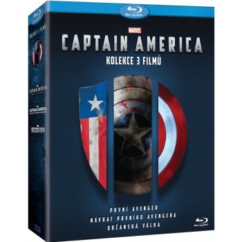 Captain America trilogie 1-3: Captain America: První Avenger + Captain America: Návrat prvního Avengera + Captain America: Občanská válka Kolekce BD