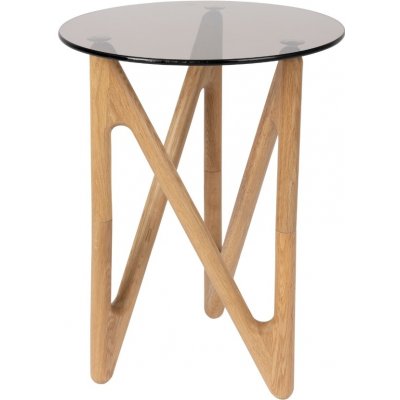 Dutchbone NAIA 40 cm s přírodní podnoží / sklo – Zboží Dáma