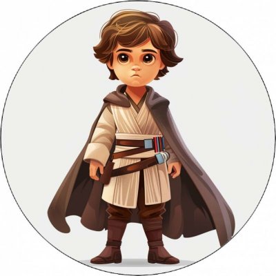 Jedlý papír Star wars Luke Skywalker 19,5 cm - Pictu Hap – Hledejceny.cz