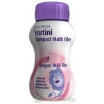 FORTINI COMPACT MULTI FIBRE S PŘÍCHUTÍ JAHODOVOU POR SOL 4X125ML – Hledejceny.cz