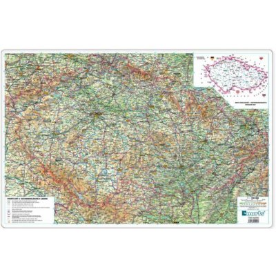Podložka na stůl mapa Evropy 67 x 44 cm – Zboží Dáma