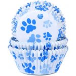 House of Marie košíčky na muffiny modré tlapky 50x33 mm – Zboží Dáma