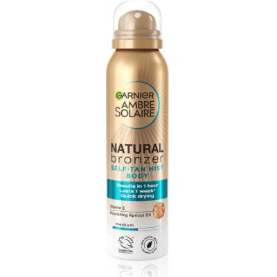 Garnier Ambre Solaire Natural Bronzer samoopalovací spray Medium 150 ml – Zboží Mobilmania