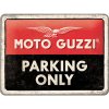 Obraz Nostalgic Art Plechová cedule Moto Guzzi Parking Only 30 x 40 cm