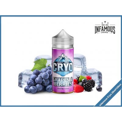 Infamous Cryo Grapes and Berries Shake & Vape 20 ml – Zboží Mobilmania