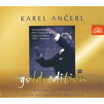 Česká filharmonie/Ančerl Karel - Ančerl Gold Edition 20 Čajkovskij - Koncert pro klavír a orch. b moll, Italské capriccio, Slavnostní předehra CD