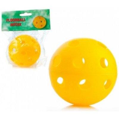 Teddies Florball míč plast 7 5 cm