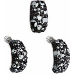 Pavona sada s krystaly Swarovski náušnice a přívěsek černý obdélník 39116.5 – Zboží Dáma