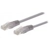 síťový kabel C-Tech CB-PP5-1 patch, Cat5e, UTP, 1m, šedý