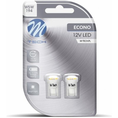 NTY Žárovka LED W5W Basic Oznaczenia: W5W, Symbol Podstawy: W2.1X9.5D, Počet Diod: 4XLED, Walcowana, TYP Diody: 2835SMD, MOC: 0 a další (LB017W) – Hledejceny.cz