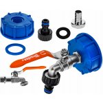 Bradas Kovový ventil na IBC kontejnerovou nádrž 3/4" + 1/2" S60x6 KK04123413Z – Hledejceny.cz