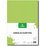 karton kreslící A4 180 g barevný 50 listů zelený – Zboží Dáma