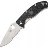 Nůž Spyderco Tenacious FRN Half-Serrated