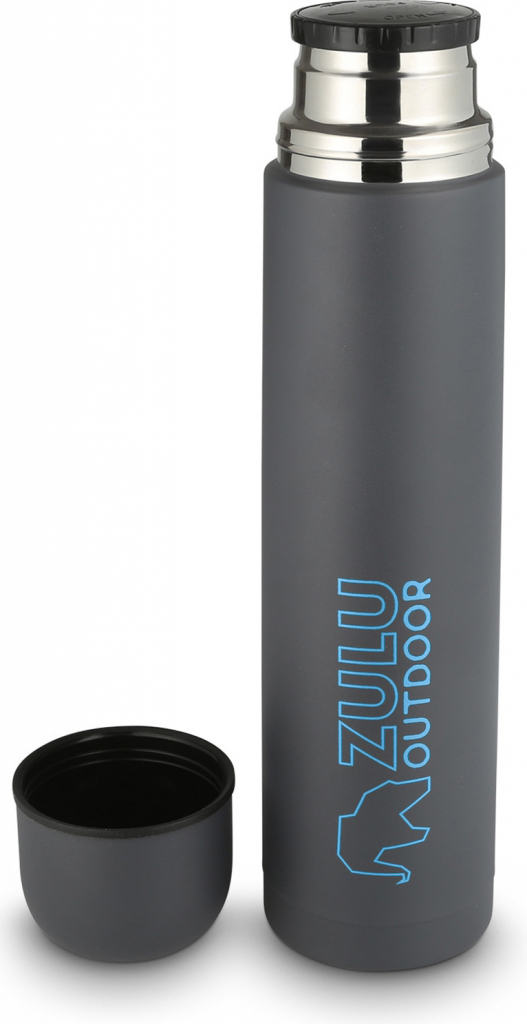 Zulu Termoska Vacuum Flask šedá modrá 1 l