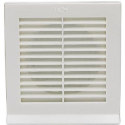 Ventishop LG 100 mm s okapničkou a síťkou proti hmyzu bílá – Zboží Mobilmania