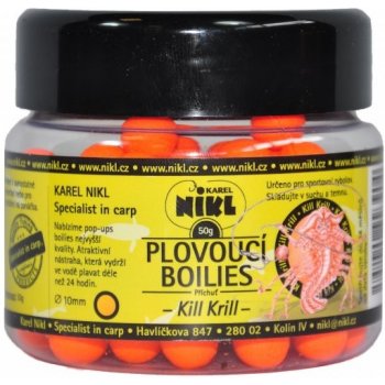 Karel Nikl Plovoucí boilies žlutá 50g 14mm Devil Krill