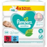 Pampers ubrousky Sensitive 4 x 52 ks – Zboží Mobilmania