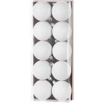 MagicHome Gule ,10 ks biele na vianočný stromček 6 cm – Zboží Dáma