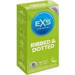 EXS Comfy Fit Ribbed and Dotted Condoms 12 ks – Zboží Dáma