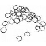Kroužky z nerezové oceli, 4x0,6 mm (250 ks) – Zboží Dáma