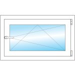 OKNA HNED Plastové okno 76x46 cm bílé otevíravé a sklopné pravé – Hledejceny.cz