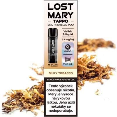 Elf Bar Lost Mary Tappo cartridge Silky Tobacco 17 mg – Zboží Dáma