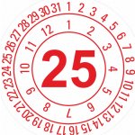 Datumovka 2025 samolepící vinylová fólie 40 mm aršík 10 kusů – Zbozi.Blesk.cz