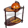 Barový stolek shumee Globus bar eukalyptové dřevo volně stojící