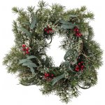 Bloomingville Zelený plastový dekorativní věnec Pine 60 cm – Hledejceny.cz