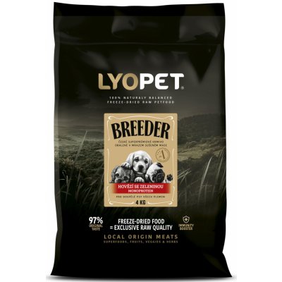 Lyopet Breeder Hovězí mono se zeleninou 1,5 kg – Sleviste.cz