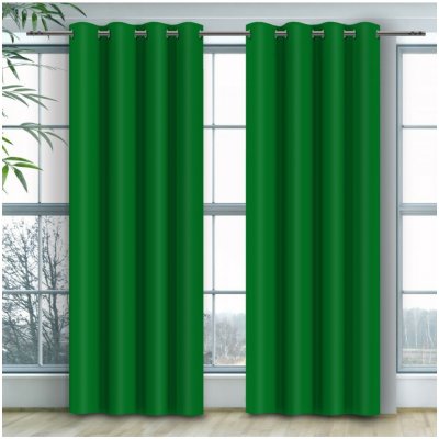 Mondo Italia Závěs na kroužcích Heaven zelený Zelená 140x160 cm – Zboží Mobilmania