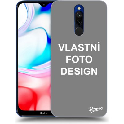 Pouzdro Picasee silikonové Xiaomi Redmi 8 - Vlastní design/motiv čiré – Zbozi.Blesk.cz