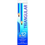 Grafitové tužky CONCORDE trojhranné s pryží č. 2 /HB/, 12ks - CH1C – Zboží Živě