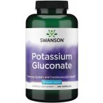 Swanson Glukonát Draselný 99 mg 250 kapslí – Hledejceny.cz