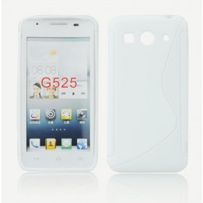 Pouzdro ForCell Lux S Huawei Ascend G525 bílé – Zboží Mobilmania