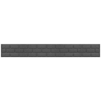 Multyhome obrubník Bricks Stones 15 x 120 cm šedá 1 ks