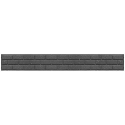 Multyhome obrubník Bricks Stones 15 x 120 cm šedá 1 ks