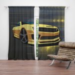 Sablio Závěs Chevrolet Camaro Pruhy: 2ks 140x250cm – Hledejceny.cz